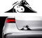 Trunk Peek Snoopy Vinyl Decal Sticker (Black)