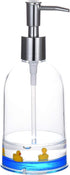 Locco Decor 4 Piece Acrylic Liquid 3D Floating Motion Bathroom Vanity Accessory Set Duck