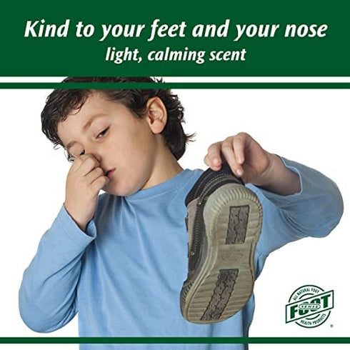 Natural Foot and Shoe Odor Eliminator – Talc-Free Shoe Deodorizer and Body Powder Neutralizes Smelly Odors – Long-Lasting, Fast-Acting Foot Powder for Kids and Adults USA- Made by Foot Sense - 50g