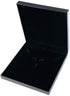 Oirlv Black Jewelry Set Box,Ring/Earrings/Big Necklace Gift Case