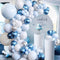 Balloon Arch Kit 127pcs Balloon Garland Kit Latex Balloons (Blue)