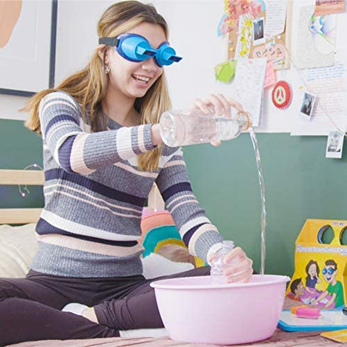 The UpsideDownChallenge Game for Family & Kids - Complete Fun Challenges with Upside Down Goggles - Hilarious Fun Game for Game Night and Parties - Ages 8+