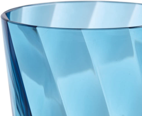 US Acrylic Optix 20-ounce Plastic Tumblers | set of 8 in Jewel Tone Colors