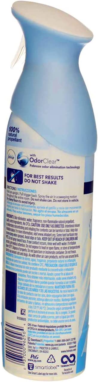 Febreze Air Effects Air Freshener Linen and Sky 8.8 Ounce - 4 Pack