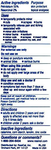 Resinol Medicated Ointment For Pain Relief And Protection Of Skin Irritations, 3 oz Jar