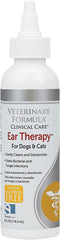 Veterinary Formula Clinical Care Ear Therapy, 4 oz. – Medicated Ear Drops to Help Relieve Bacterial and Fungal Infections in Dogs and Cats – Cleans and Deodorizes