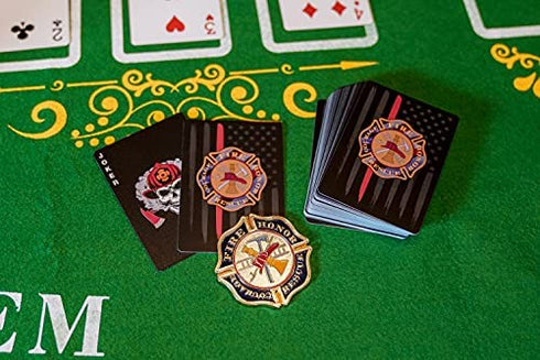 Firefighter Professional Quality Playing Cards – Custom Fireman Gift