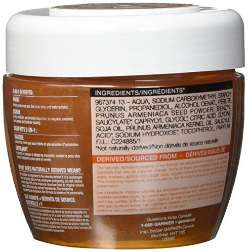 Garnier SkinActive Glow Boost 2-in-1 Facial Mask and Scrub, 6.76 fl oz