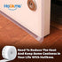 Holikme 1.8”W-33 Feet Weather Stripping Silicone Door Seal Strip Door?Silicone Sealing Sticker Adhesive for Doors?Suitable for Windows, Doors, etc,Transparent