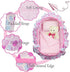 Baby Doll Cradle Bassinet Portable Doll Carrier Carry Bag,Soft Pillow Quilt Plush Bear Doll Clothes Outfits Included,for 9-10-11-12 Inch Alive Baby Doll Reborn Newborn Baby Doll Accessories Gift-wrap