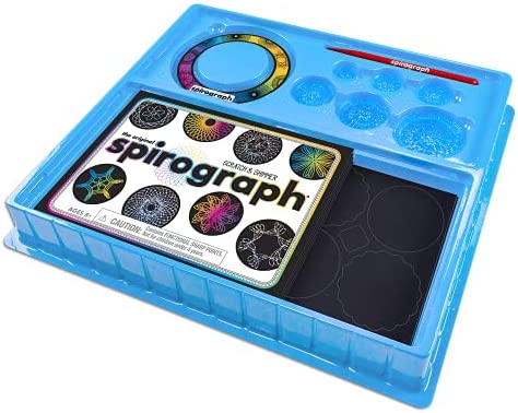 Spirograph — Craft Activity Drawing Kit — Scratch & Shimmer — Create Colorful Paper Art Includes Glitter Wheels
