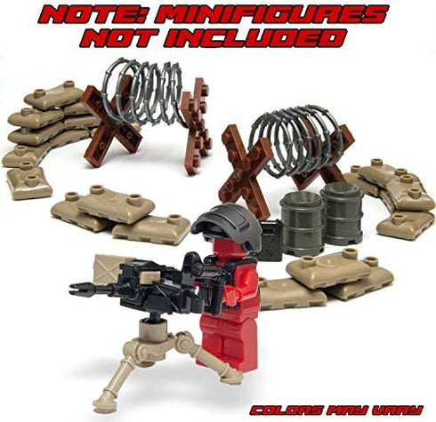 Trendyz Ultimate Military Army Outpost Weapon Pack Toy for Custom Bricks Minifigures