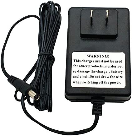 6V Kids Powered Ride On Car Universal Charger with Charging Indicator-Applicable to a Variety of Children's Electric Baby Carriage Ride Toy Battery Supply Power Adapter SL06-07-09 6V=1.0A