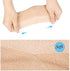 Bememo 4 Pairs of Moisturizing Soft Gel Heel Socks Breathable Open Toe Socks for Dry Cracked Skin Hydrating Day and Night Care Skin