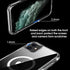 amCase Clear Case with Built-in Magnets Compatible with iPhone 11 (6.1") and MagSafe Accessories, Support Wireless Charging, Strong Magnetic