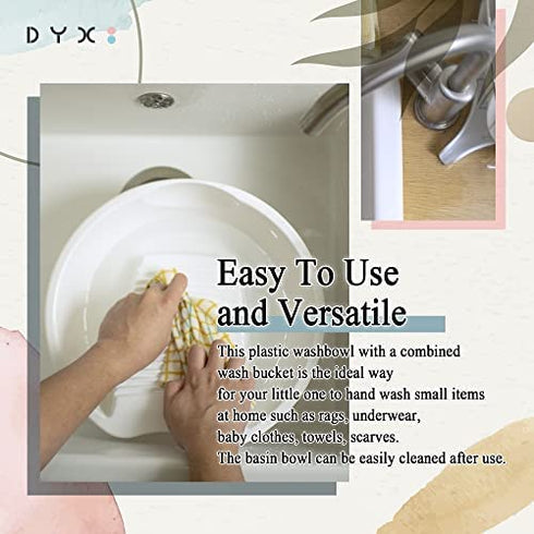 Washboard Washing Clothes Hand Wash Board - Bucket, Basin for Laundry