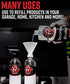 Adam's EZ-Fill Threaded Funnel - Twist On Empty Spray Bottle Refill Funnel | For Home, Car Detailing. Cleaning Supplies, Kitchen, Bath, Essential Oils, Powders | Universal Fit For Various Size Bottles