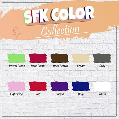 TYH Supplies 10 Skeins Scrubby Yarn for Dishcloths - 100% Polyester Material for Crocheting, Knitting, and Dishwashing - 66 Yard per Skein Exclusive from The SFK Collection