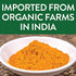 Organic Turmeric Root Powder w/ Curcumin | Lab Tested for Purity | 100% Raw from India | 8oz/226g Resealable Kraft Bag | by FGO