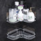 Laigoo Adhesive Shower Caddy 2 Pack, Non-Drilling Corner Shelves Hanging Bathroom Shelf Floating Shelves for Kitchen/Bathroom Organizer and Storage(White)