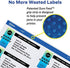 Avery Shipping Address Labels, Laser & Inkjet Printers, 100 Labels, 2x4 Labels, Permanent Adhesive, TrueBlock (18163)