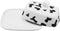 Cow Butter Dish with Lid | White Ceramic Cow Decor for Cow Print Lovers | LARGE - Fits Block of Butter or 2 Sticks | Perfect for Rustic Kitchens