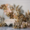 134pcs Brown Coffee Balloons Arch Garland Kit Nude Double-Stuffed Cream Peach Balloon for For Teddy Bear Safari Birthday Party Wedding Baby Bridal Shower Decorations