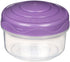 Sistema To Go Collection Mini Bites Small Food Storage Containers, 4.39 oz./130 mL, Pink/Green/Blue, 3 Count