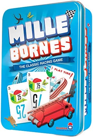 Mille Bornes The Classic Racing Game | Fast-Paced Card Game | Strategy Game | Fun Family Game for Adults and Kids | Ages 7 and Up | 2-6 Players | Average Playtime 20 Minutes | Made by Zygomatic