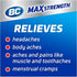 BC Max Strength Fast Pain Relief Powder, Lemonade Flavor Dissolve Packs, 4 Individual Packets, 6 Pack