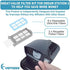 Everness 8PCS Replacement Filters for Dream Station 2, Includes 6PCS Disposable Ultra Fine Filters & 2PCS Reusable Pollen Filters Supplies
