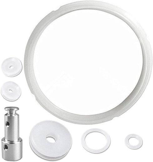 Pressure Cookers Universal Replacement Silicone Sealing Rings Gaskets Float Valve Sealer Set for 5 or 6 Quart Pressure Cooker Models