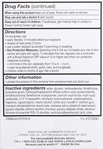 Dark Spot Corrector Face Moisturizer with SPF 30 for Even Skin Tone by L’Oreal Paris, Youth Code Anti-Aging Day Cream, Non-greasy, 1.7 oz.