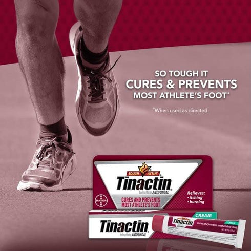 Tinactin Antifungal Cream for Athlete's Foot, 1-Ounce Tube