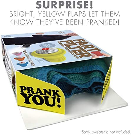 Prank Pack, Fart Filter Prank Gift Box, Wrap Your Real Present in a Funny Authentic Prank-O Gag Present Box | Novelty Gifting Box for Pranksters