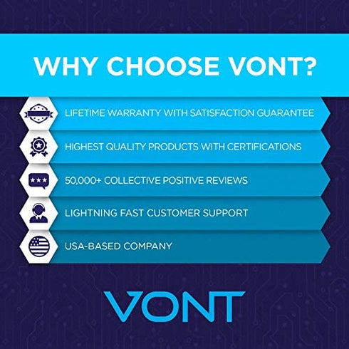 Vont 'Aura' LED Night Light (Plug-in) Super Smart Dusk to Dawn Sensor, Auto Night Lights Suitable for Bedroom, Bathroom, Toilet, Stairs, Kitchen, Hallway, Kids, Adults, Compact Nightlight (6 Pack)