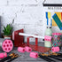 Cup Turner Foam Set, 10 Pieces Tumbler Foams for 1/2 Inch PVC Pipe, Tumbler Spinner Foams Fit 30 oz 20 oz 10 oz Tumbler Bottles Cups 25 oz, 17 oz, 12 oz Cola Shaped Water Bottles (Pink)