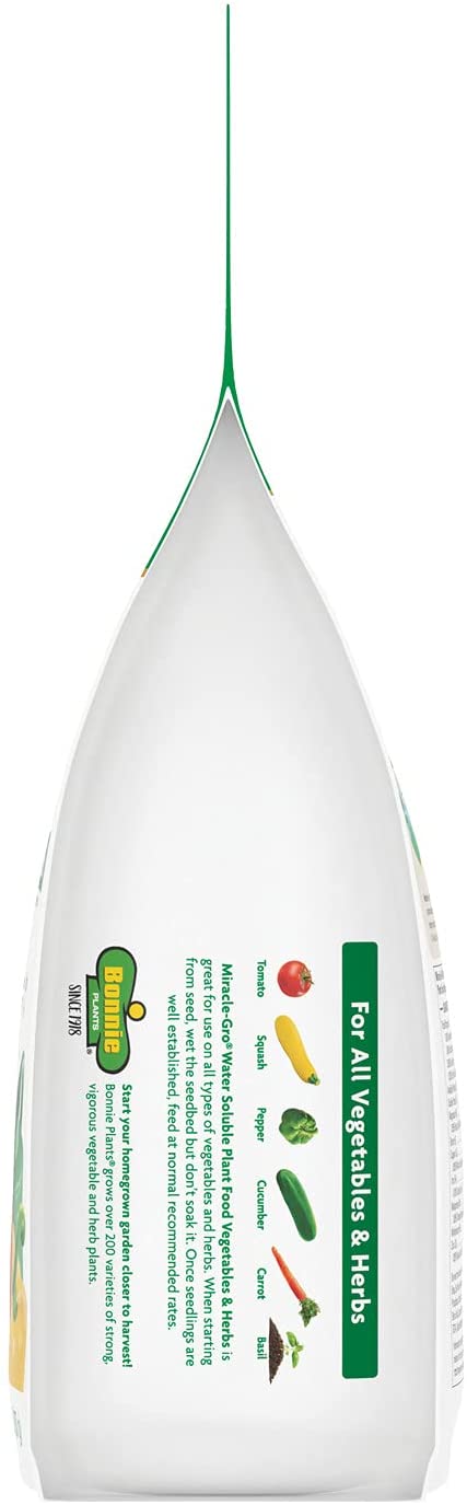Miracle-Gro Water Soluble Plant Food Vegetables & Herbs 2 lb