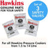 Hawkins B1010 3 Piece Pressure Cooker Safety Valve - B1010-3pcSet