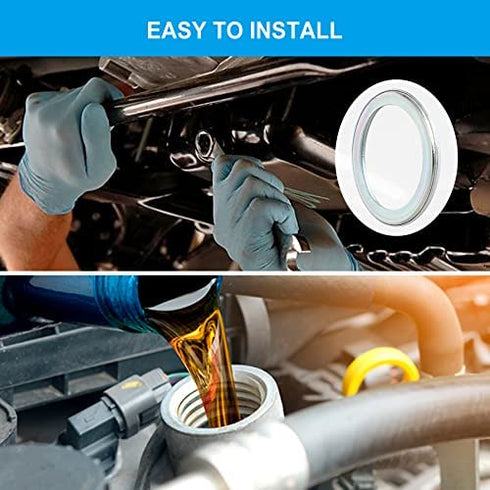 20Pcs M16 Oil Drain Plug Gasket Crush Washer Fit for Subaru Outback Legacy Impreza Forester BRZ XV Crosstrek, Replaces 803916010