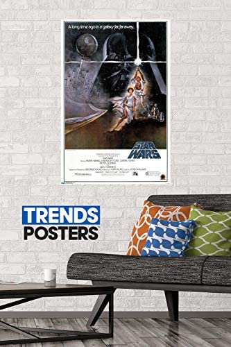 Trends International 24X36 Star Wars: A New Hope - Original One Sheet Wall Poster, 24" x 36", Unframed Version