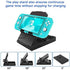 Accessories Kit for Nintendo Switch Lite - YOOWA Accessories Bundle with Carrying Case, Protective Cover case, 2-Pack Tempered Glass Screen Protector, Adjustable Play Stand, 6 Thumb Grips