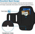Galaxy S22+, S21 FE, S20 FE Armband, BUMOVE Gym Running Workouts Sports Cell Phone Arm Band for Samsung Galaxy S20 Plus/S21 Plus/S22 Plus, S20 FE/S21 FE 5G with Key Holder (Black)