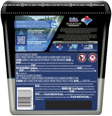 Finish Quantum Infinity Shine - 70 Count - Dishwasher Detergent - Powerball - Our Best Ever Clean and Shine - Dishwashing Tablets - Dish Tabs (Packaging May Vary)