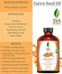 SVA Organics Carrot Seed Carrier Oil with Dropper- 118 ml (4 fl. oz.) 100% Pure, Natural, Cold Pressed and Therapeutic Grade for Moisturized Skin, Shiny Hair, Aromatherapy & Massage