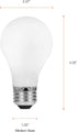 SYLVANIA Halogen Double Life A19 Light Bulb, 100W Equivalent, Efficient 72W, 1150 Lumens, Medium Base, 2800K, Soft White - 4 Pack (50044)