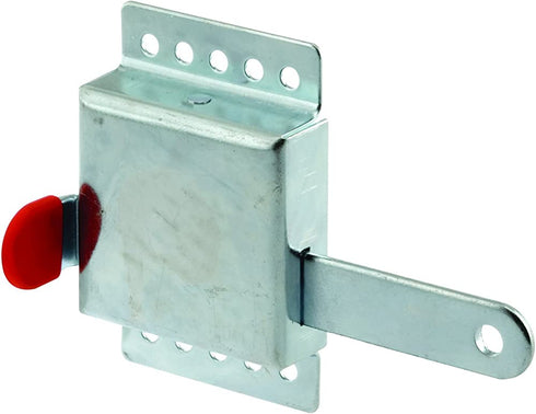 PRIME-LINE GD 52118 Inside Deadlock Heavy Duty Galvanized Housing, Fits Most Garage Doors for Extra Protection as a Security Lock-7/8 x 1/8", Steel