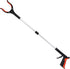 2022Newest Grabber Reacher Tool, 360° Rotating Head, Wide Jaw, 32" Foldable, Lightweight Trash Claw Grabbers for Elderly, Reaching Tool for Trash Pick Up Stick, Litter Picker, Arm Extension (Orange)