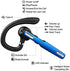 Bluetooth Headset, COMEXION Wireless Bluetooth Earpiece V5.0 Hands-Free Earphones with Stereo Noise Canceling Mic, Compatible iPhone Android Cell Phones Driving/Business/Office
