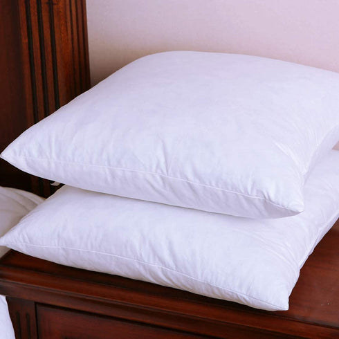 Set of 2, Cotton Fabric Two Pillow Inserts, Feather and Down Throw Pillow Inserts, Decorative Pillows Inserts, Have Many Different Sizes, Please Choose The Suitable Size Pillow Inserts, 18X18 Inches